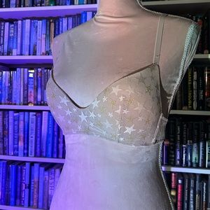 Starry night vintage bra